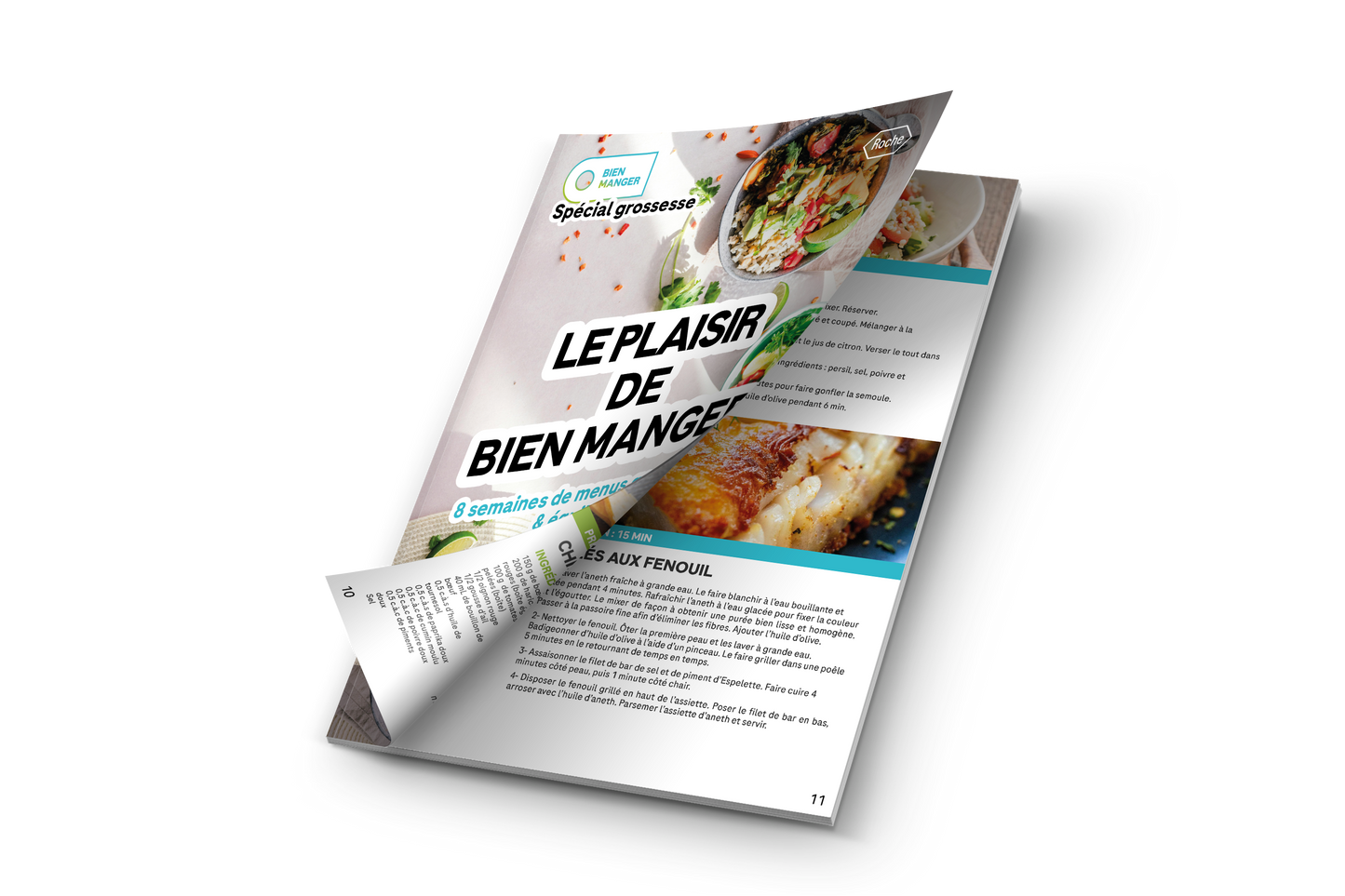 Le plaisir de bien manger - Spécial Grossesse : 8 semaines de menus gourmands et équilibrés